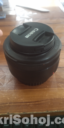 Canon 50mm 1.8 STM prime lens.